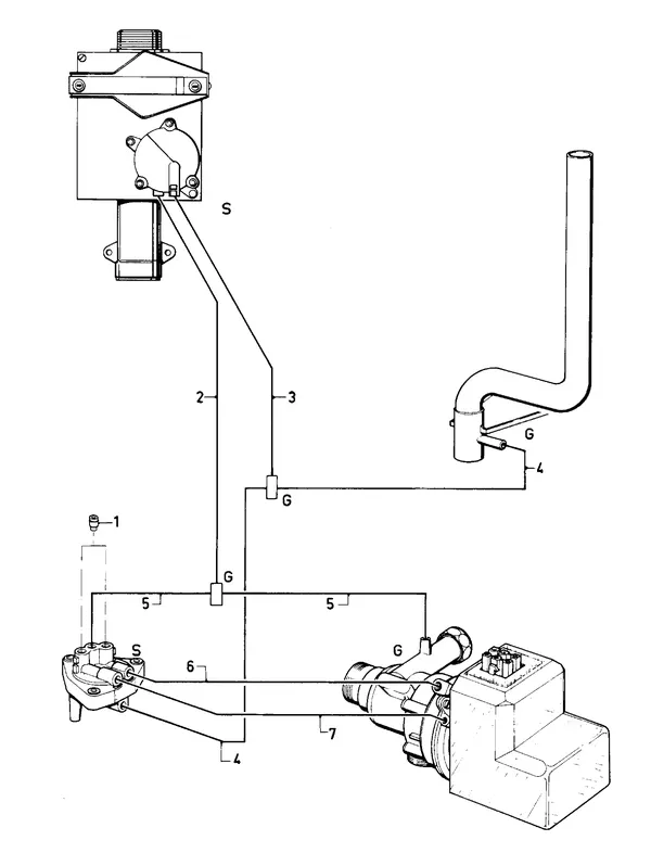 Vue éclatée Vaillant Chaudière mixte Turbo VCW 245 E : Pièces de raccordement B