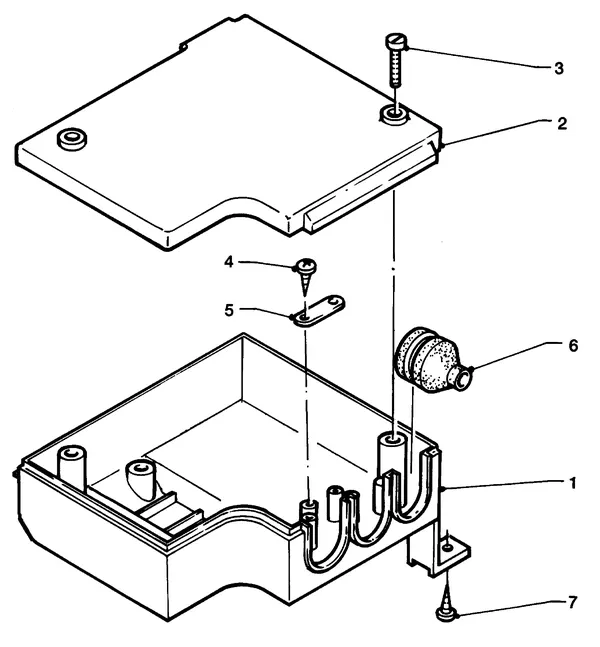 Vue éclatée Vaillant HR Comfort VU-VUW 18/6 E : Boîtier électrique – boîte de raccordement