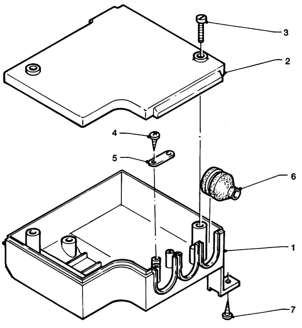 Vue éclatée Vaillant HR Comfort VU-VUW 23/6 E : Boîtier électrique – boîte de raccordement